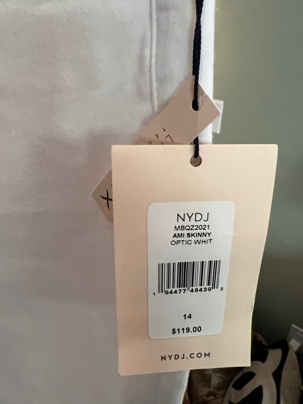 NYDJ White Skinny Jeans - High Rise Slim Fit - Picture 3 of 11